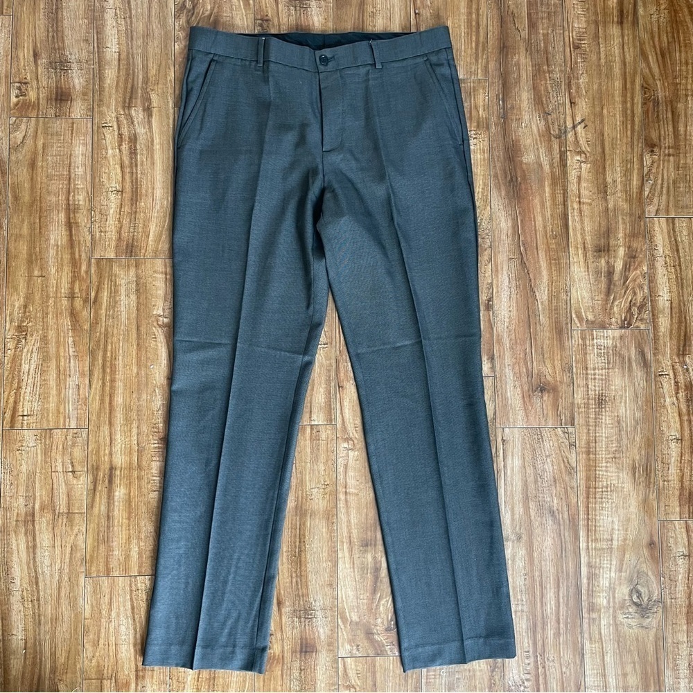 AXIST Men’s Gray Brown Dress Pant Slacks Size 34 x 32